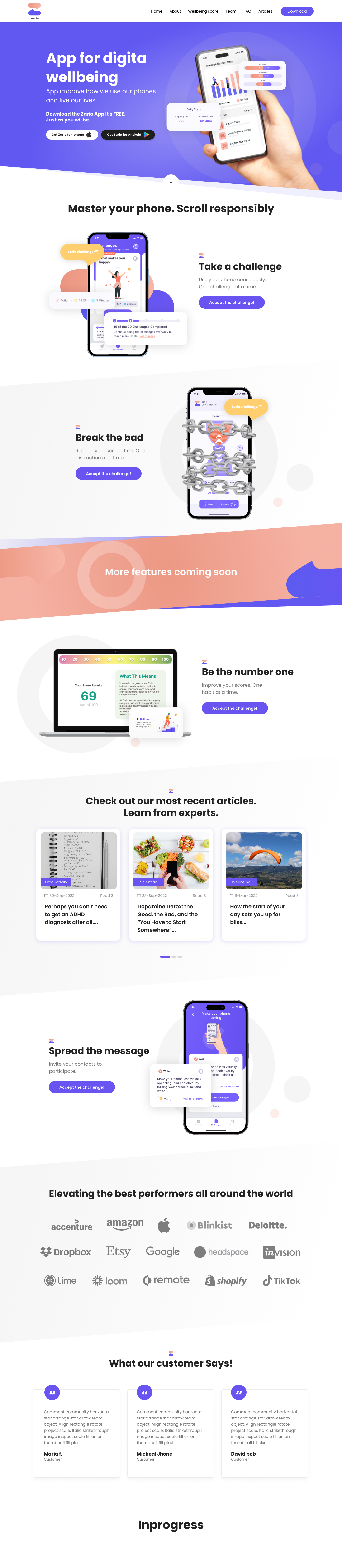 Digital Wellbeing App